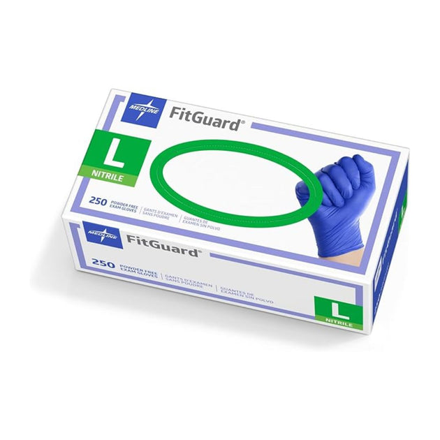 250-Count Medline FitGuard Touch Nitrile Exam Gloves – simplexdeals