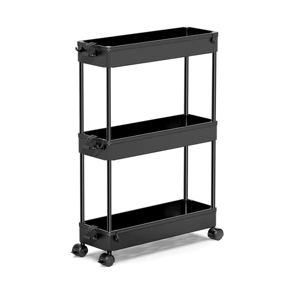 3 Tier Slim Rolling Storage Cart