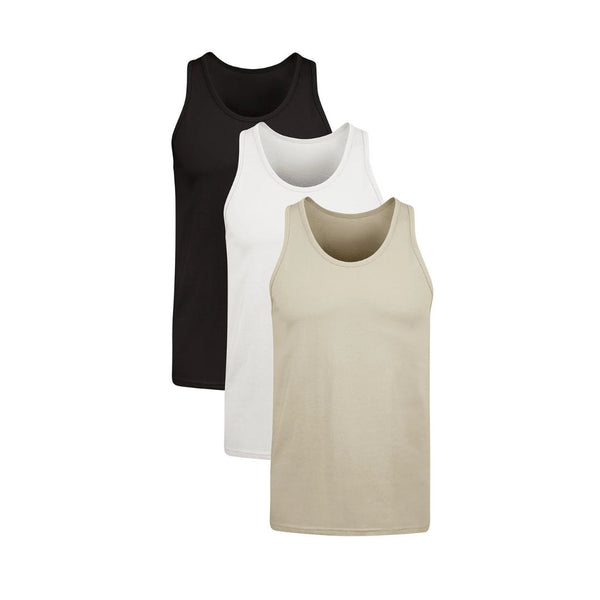 3-Pack Hanes Men's Cotton Tank + $2.50 Walmart Cash