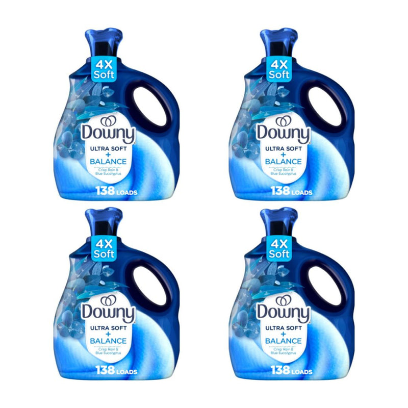 4 Bottles of Downy Ultra Soft Fabric Softener Liquid
