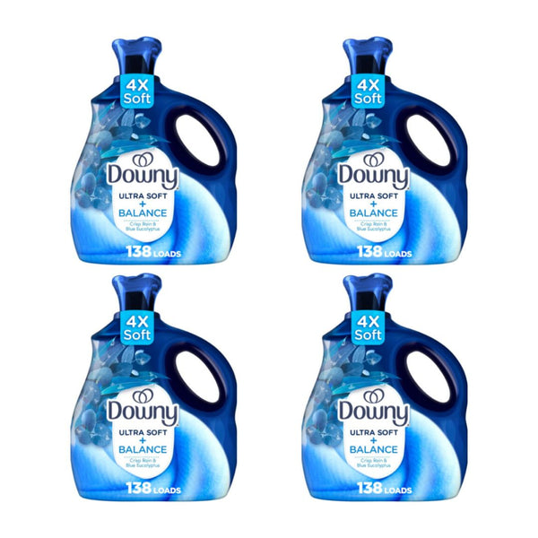 4 Bottles of Downy Ultra Soft Fabric Softener Liquid