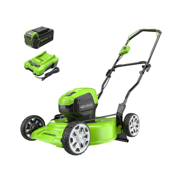 Greenworks 40V 19-In Brushless (Push) Cordless Lawn Mower