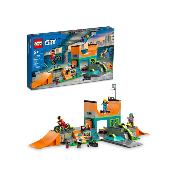 454-Pcs LEGO My City Street Skate Park Building Toy Set