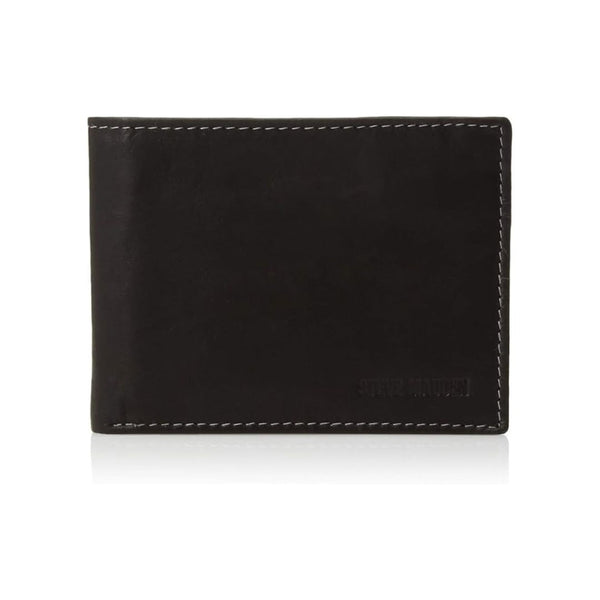 Steve Madden Men's Slim Leather Wallet