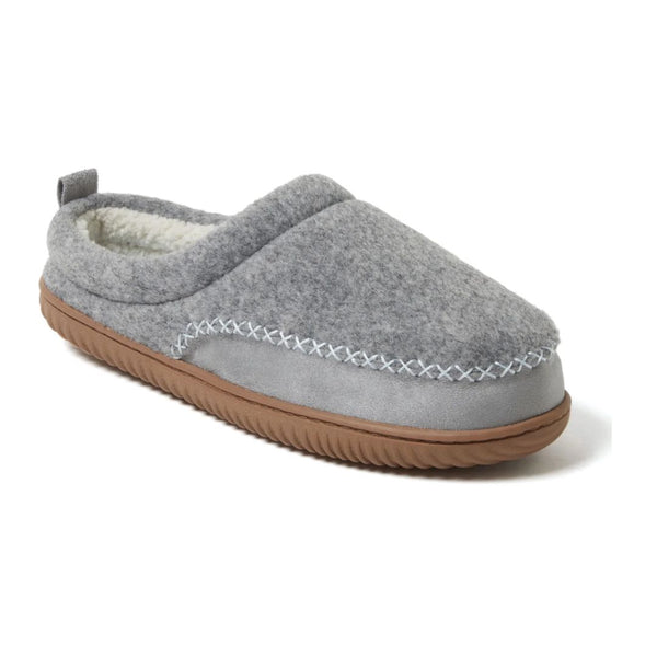 Dearfoams Cozy Comfort Women's Mixed Material Clog Slippers