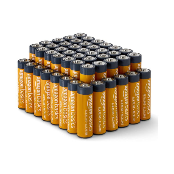 48-Pack Amazon Basics AA Alkaline High-Performance Batteries