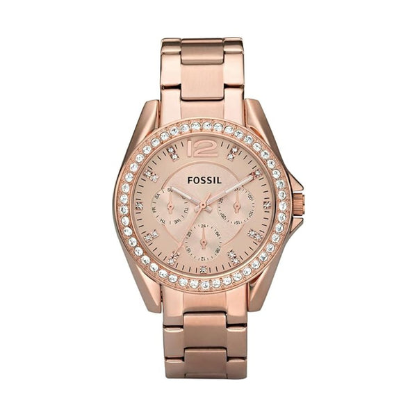 Fossil Women's Riley Quartz Stainless Steel Multifunction Watch
