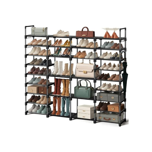 9 Tier Large Shoe Rack Storage Organizer Cabinet