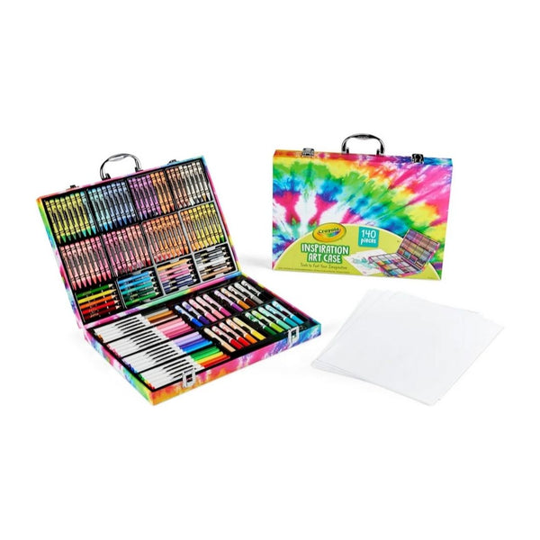 140-Count Crayola Inspiration Art Case Coloring Set – Tie-Dye