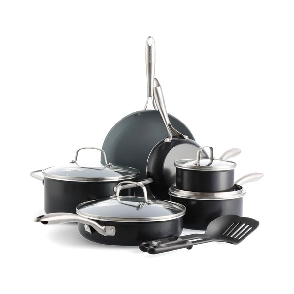 12-Piece GreenPan Nonstick Cookware Pots and Pans Set