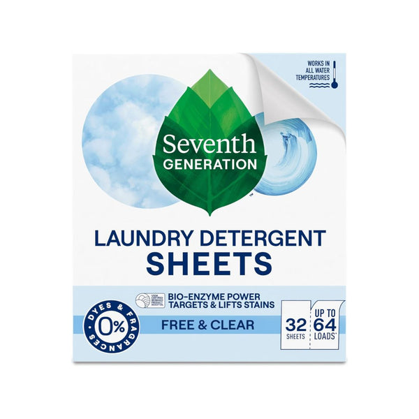 32 Seventh Generation Laundry Detergent Sheets