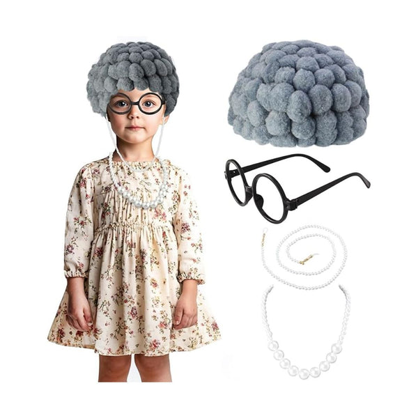 Old Lady Kids Costume