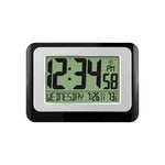 La Crosse Technology Digital Atomic Wall Clock with Temperature ...