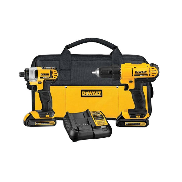 DEWALT 20V MAX Cordless Drill and Impact Driver, Power Tool Combo Kit