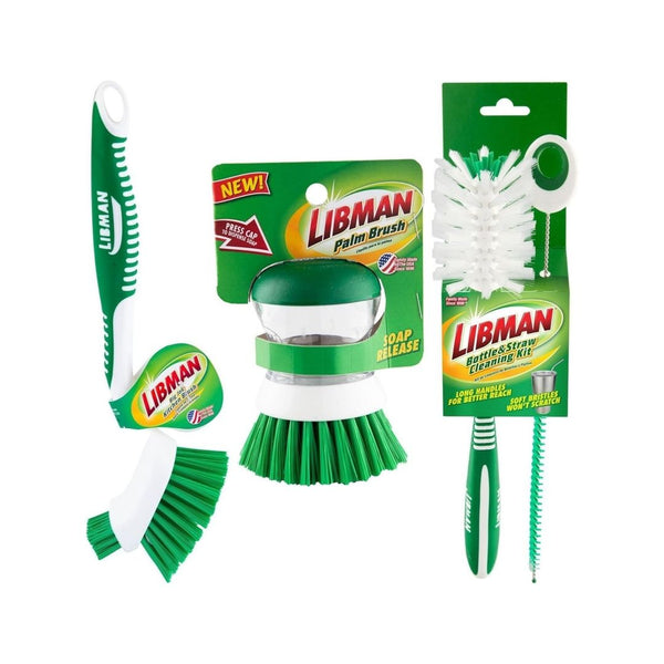 Libman Bottle & Dish Brush Kit