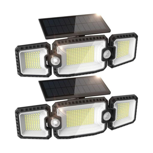 2-Pack Solar Flood Lights