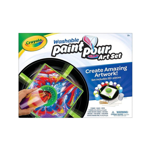 Crayola 20-Piece Washable Paint Pour Set