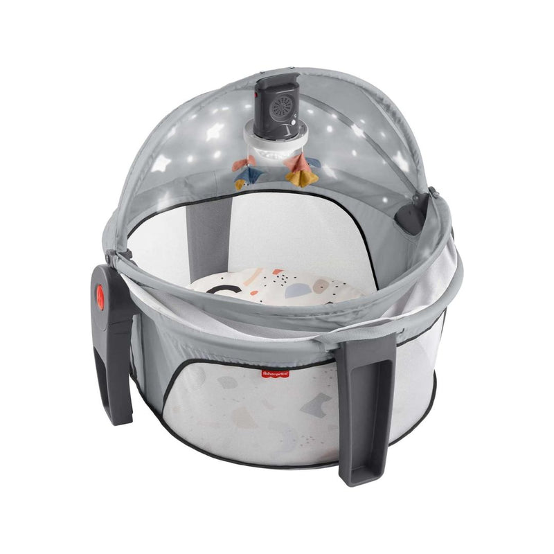 Fisher-Price Portable Baby Bassinet Deluxe On-The-Go Projection Dome