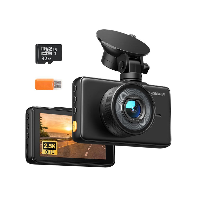 2.5K Dash Cam with Free 32GB Card