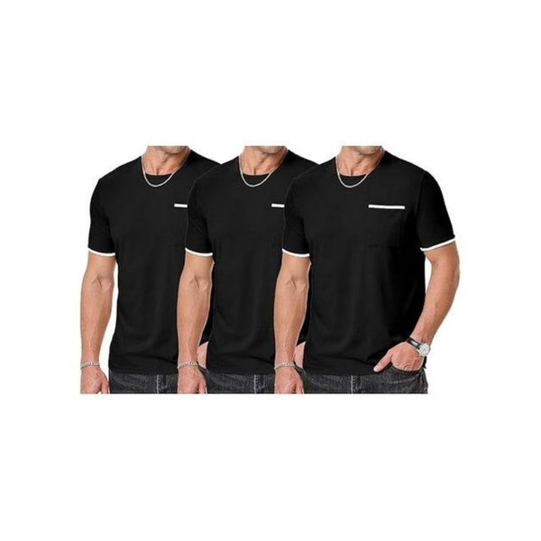 3 Men's Crewneck T-Shirts (7 Variations)