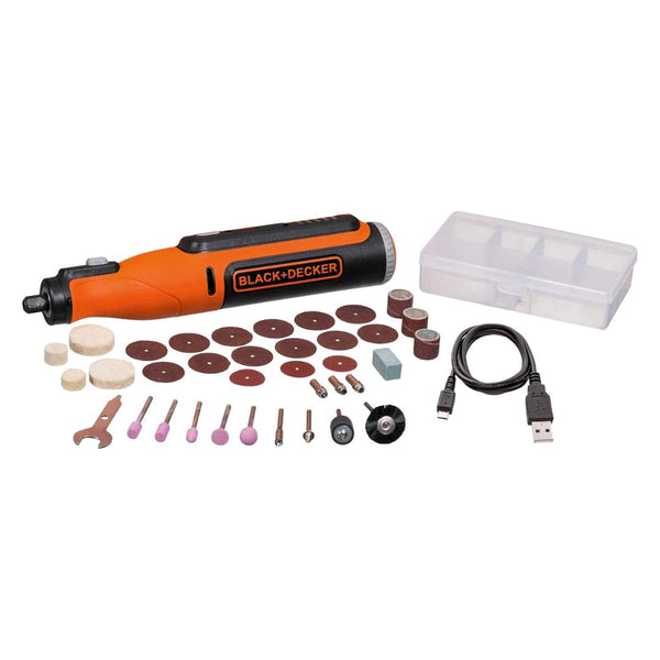 35-Piece BLACK+DECKER 8V MAX Rotary Tool with Accessory Kit