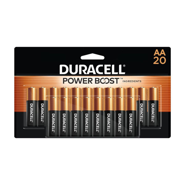 20 Duracell Coppertop AA Batteries