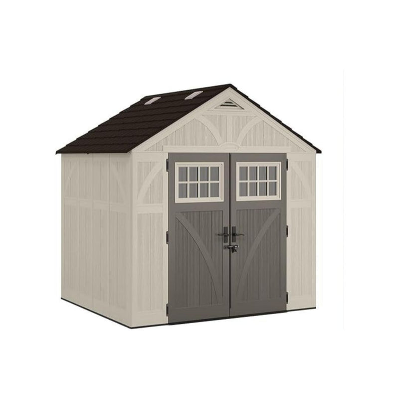 Suncast 8′ x 7′ Heavy-Duty Resin Tremont Storage Shed