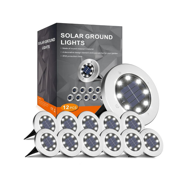 12-Pack Outside Solar Lights
