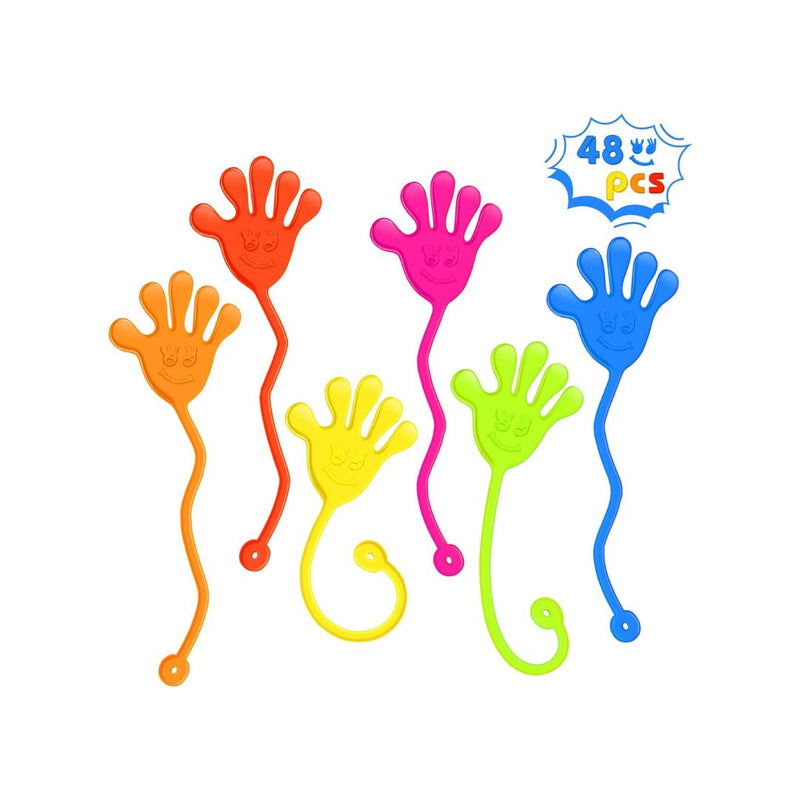 48-Pcs Sticky Hands Bulk Party Favors for Kids