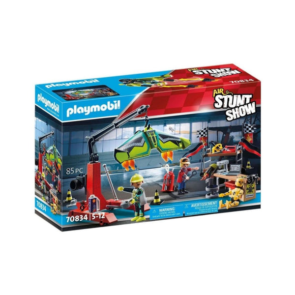 85-Piece Playmobil Air Stunt Show Service Station