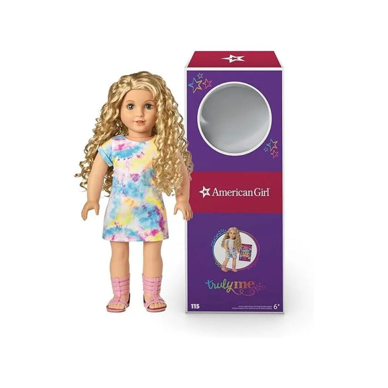 American Girl Truly Me 18-inch Doll, Curly Blonde Hair