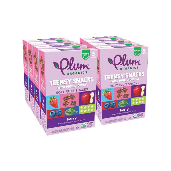 40 Pack Plum Organics Fruit Snacks with Quinoa