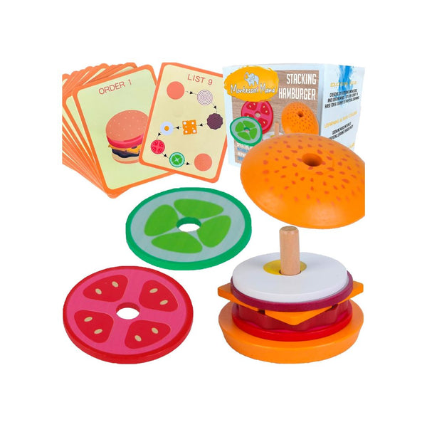 Montessori Mama Stacking Hamburger