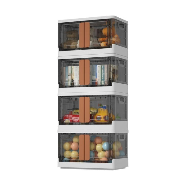 4-Pack Stackable Closet Organizers and Storage