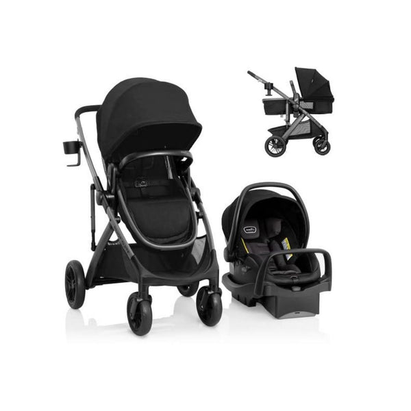 Evenflo Pivot Suite Travel System with LiteMax Infant Car Seat