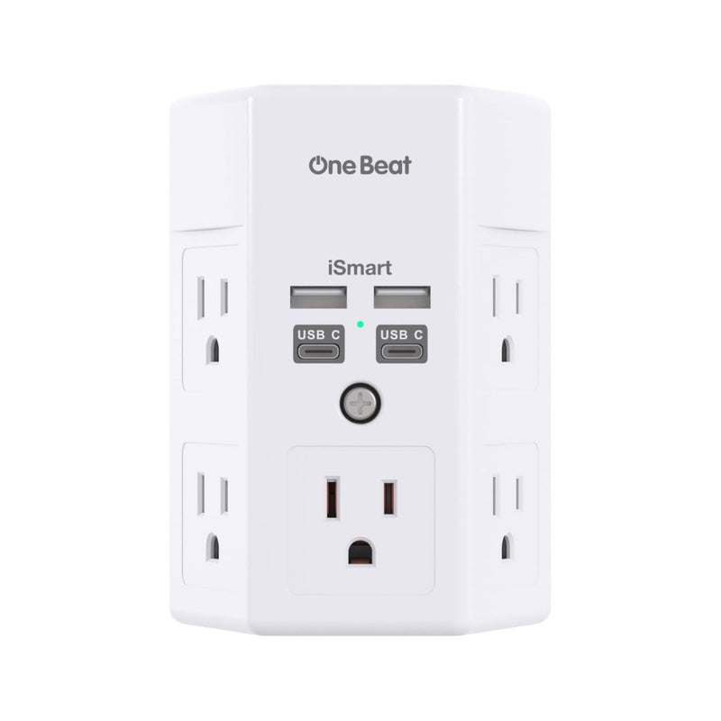 One Beat 3 Side Power Strip Multi Plug Expander