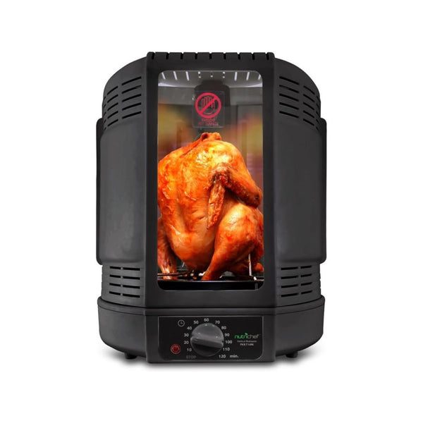 NutriChef Vertical Countertop Rotisserie Oven Roaster