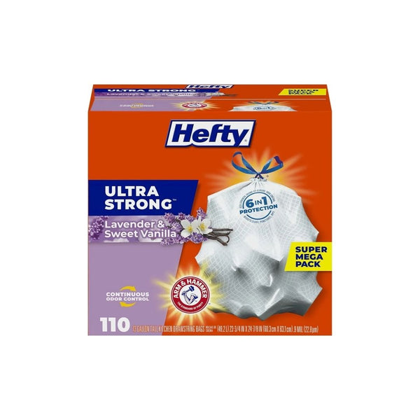 110-Count Hefty Ultra Strong 13 Gallon Trash Bags