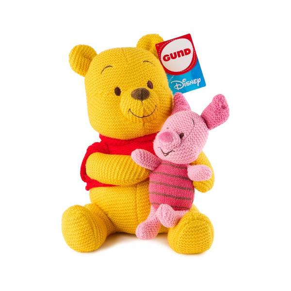 10-Inch GUND Disney Official Pooh and Piglet Knit Plush