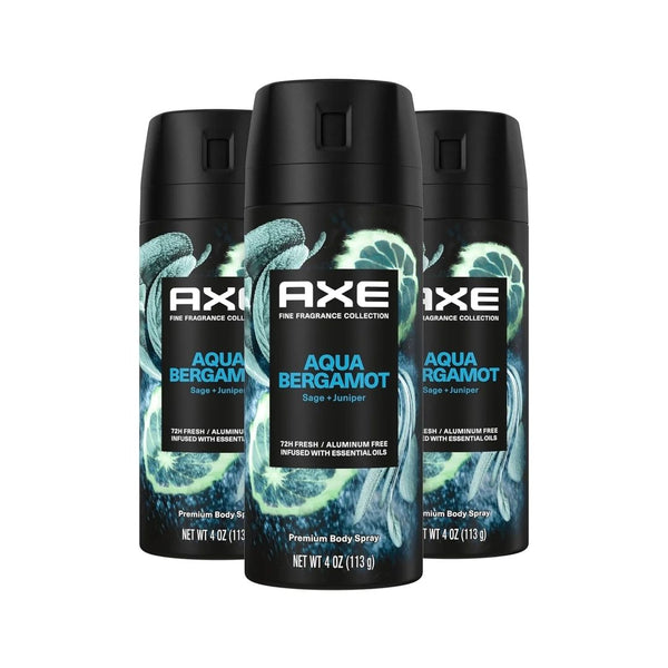 3-Count AXE Fine Fragrance Collection Premium Deodorant Body Spray