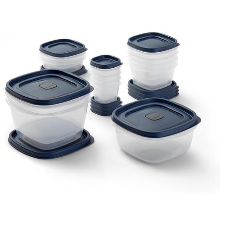 26 Piece Rubbermaid Food Storage Containers with Vented Lids