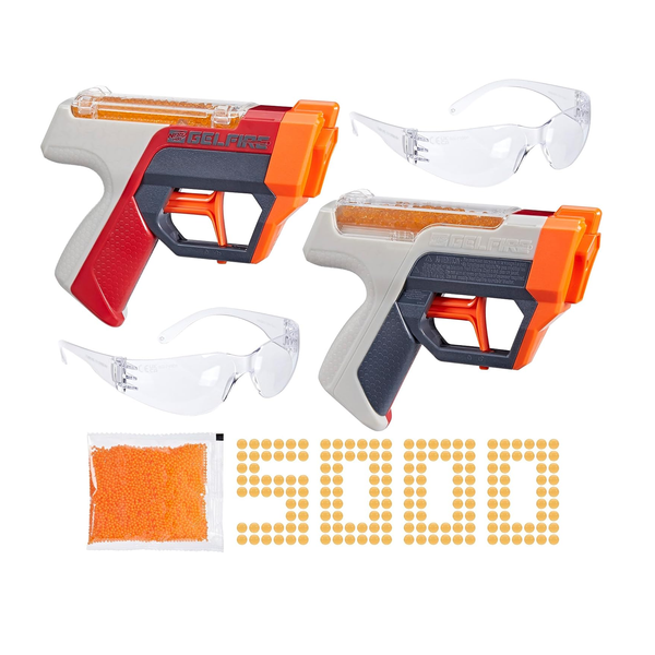 Nerf Pro Gelfire Dual Wield Blaster Kit with 5000 Rounds