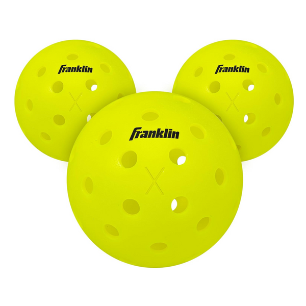 3-Count Franklin Sports X-40 Outdoor Performance Pickleballs Set