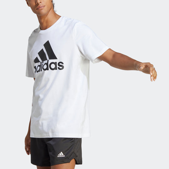 Adidas Men’s Essentials Single Jersey Big Logo Tee