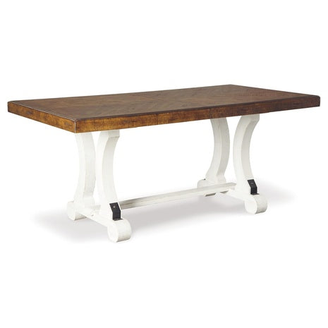 Ashley Signature Design Farmhouse Rectangular Dining Table