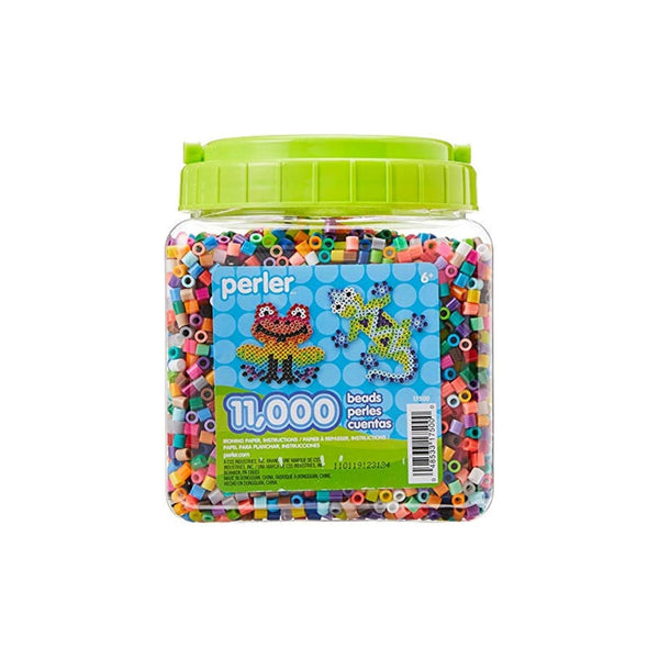 Perler Beads Assorted Multicolor Fuse Beads, 11,000 Pcs