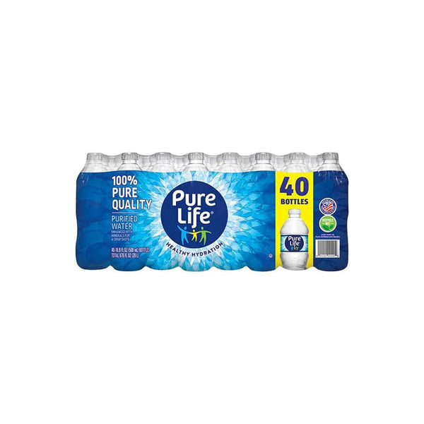 40 Pack Of 16.9oz Nestle Purified Water Bottles