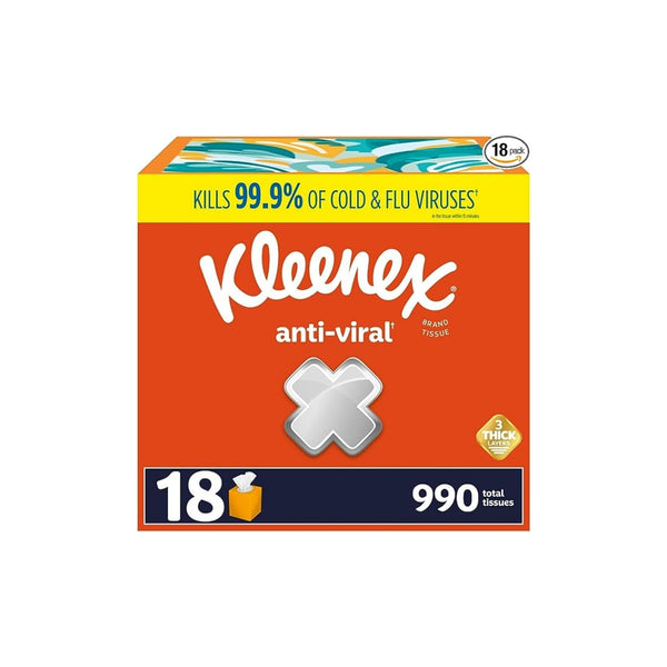 36-Count Kleenex Anti-Viral Facial Tissues