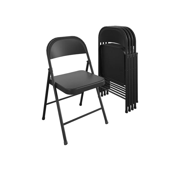 4-Pack COSCO SmartFold All-Steel Folding Chair