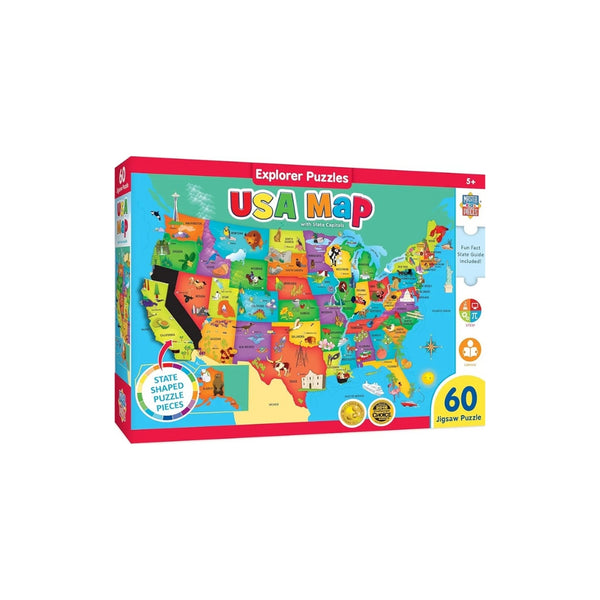 60 Piece Educational Jigsaw Puzzle